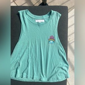 RARE teal spiritual gangster tank